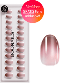 Künstliche Nägel, Soft Gel Press Ons Brownie, 30 St Doonails