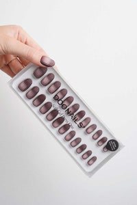Doonails Künstliche Nägel, Soft Gel Press Ons Espresso Martini Medium Round, 30 St