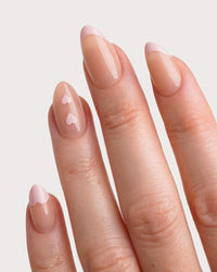 Künstliche Nägel, Soft Gel Press Ons Flirty French, 30 St