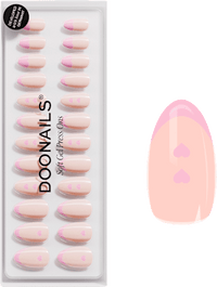 Künstliche Nägel, Soft Gel Press Ons Flirty French, 30 St