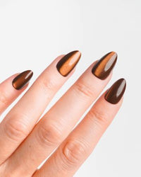 Künstliche Nägel, Soft Gel Press Ons Glass Brown, 30 St Doonails