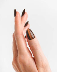 Künstliche Nägel, Soft Gel Press Ons Glass Brown, 30 St Doonails