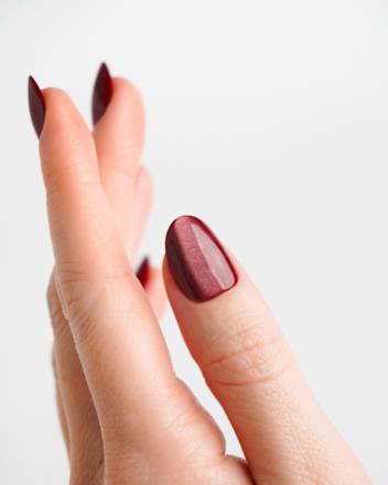 Künstliche Nägel, Soft Gel Press Ons Glass Burgundy, 30 St Doonails