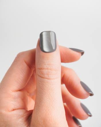 Künstliche Nägel, Soft Gel Press Ons Glass Grey, 30 St Doonails