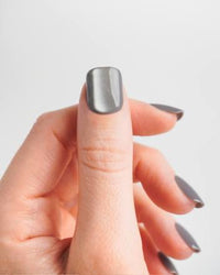 Künstliche Nägel, Soft Gel Press Ons Glass Grey, 30 St Doonails
