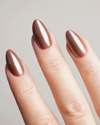 Künstliche Nägel, Soft Gel Press Ons Glazed Chocolate Short Almond, 30 St