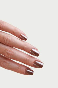 Künstliche Nägel, Soft Gel Press Ons Glazed Chocolate Short Square, 30 St