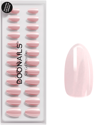 Künstliche Nägel, Soft Gel Press Ons Jetset Short Almond, 30 St