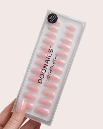 Künstliche Nägel, Soft Gel Press Ons Jetset Short Almond, 30 St