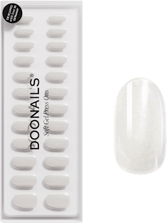 Künstliche Nägel, Soft Gel Press Ons Milkshake Medium Round, 30 St