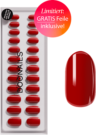 Künstliche Nägel, Soft Gel Press Ons Mon Cheri, 30 St Doonails