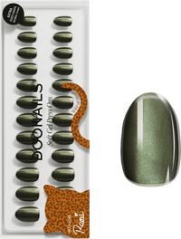 Doonails Künstliche Nägel, Soft Gel Press Ons Olive You Short Round, 30 St