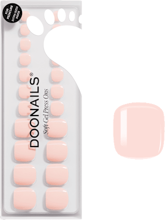 Künstliche Nägel, Soft Gel Press Ons Pediküre Ballerina, 30 St