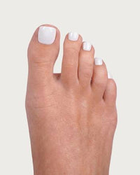 Künstliche Nägel, Soft Gel Press Ons Pediküre Snow White, 30 St