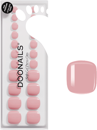 Künstliche Nägel, Soft Gel Press Ons Pediküre Valentine Crush, 30 St