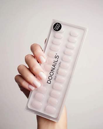 Künstliche Nägel, Soft Gel Press Ons Pillow Talk Extra Short Square, 30 St