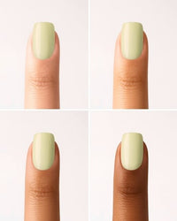 Künstliche Nägel, Soft Gel Press Ons Pistachio Short Square, 30 St