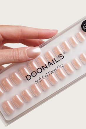 Künstliche Nägel, Soft Gel Press Ons Prosecco Extra Short Square, 30 St