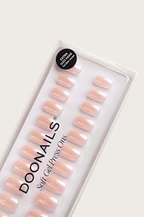 Künstliche Nägel, Soft Gel Press Ons Prosecco Extra Short Square, 30 St