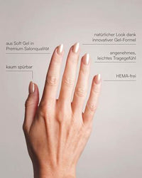 Künstliche Nägel, Soft Gel Press Ons Prosecco Short Round, 30 St