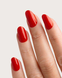 Künstliche Nägel, Soft Gel Press Ons Rose Red Medium Round, 30 St