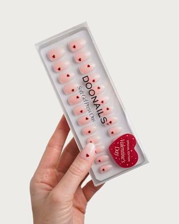 Künstliche Nägel, Soft Gel Press Ons Secret Crush, 30 St
