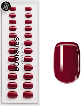 Künstliche Nägel, Soft Gel Press Ons Short Heartbreaker, 30 St