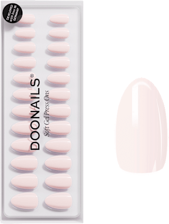 Künstliche Nägel, Soft Gel Press Ons Short Pillow Talk Short Almond, 30 St