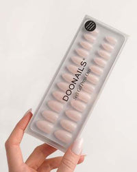 Künstliche Nägel, Soft Gel Press Ons Short Pillow Talk Short Almond, 30 St