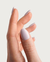 Künstliche Nägel, Soft Gel Press Ons Soft Lilac Short Round, 30 St