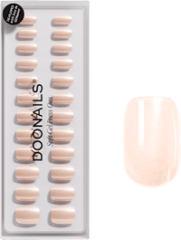 Künstliche Nägel, Soft Gel Press Ons Square Prosecco Short Square, 30 St