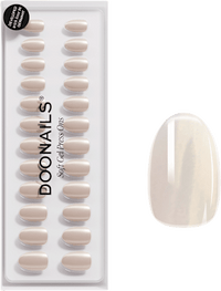 Künstliche Nägel, Soft Gel Press Ons Toffee Short Round, 30 St