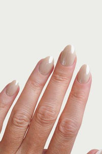 Künstliche Nägel, Soft Gel Press Ons Toffee Short Round, 30 St