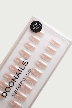 Künstliche Nägel, Soft Gel Press Ons Toffee Short Round, 30 St