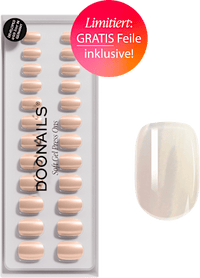Künstliche Nägel, Soft Gel Press Ons Toffee, 30 St Doonails