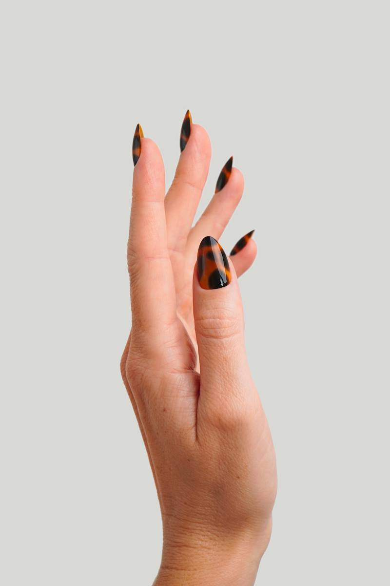 Doonails Künstliche Nägel, Soft Gel Press Ons Wild Heart Short Almond, 30 St