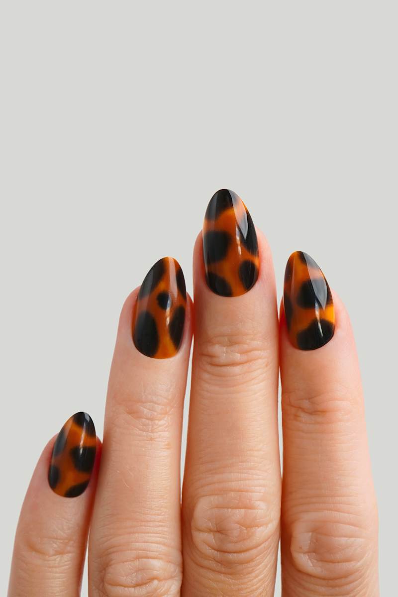 Doonails Künstliche Nägel, Soft Gel Press Ons Wild Heart Short Almond, 30 St