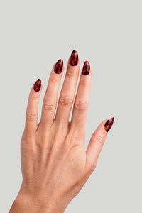 Doonails Künstliche Nägel, Soft Gel Press Ons Wild Heart Short Almond, 30 St