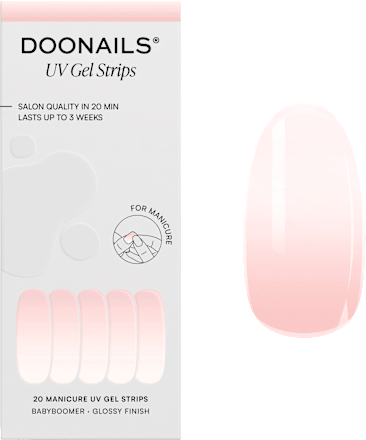 UV Gel Nagelfolien, Gel Strips Babyboomer, 20 St