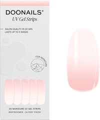 UV Gel Nagelfolien, Gel Strips Babyboomer, 20 St