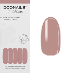 UV Gel Nagelfolien, Gel Strips Cappuccino, 20 St