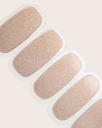 UV Gel Nagelfolien, Gel Strips Gold Shimmer, 20 St