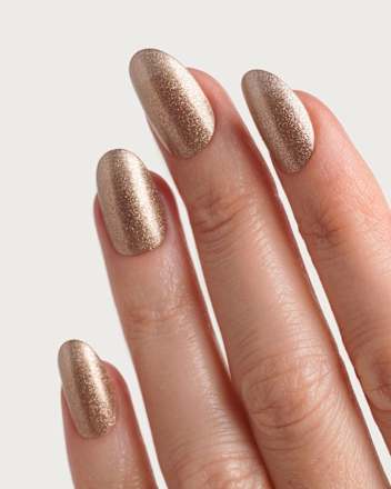 UV Gel Nagelfolien, Gel Strips Gold Shimmer, 20 St