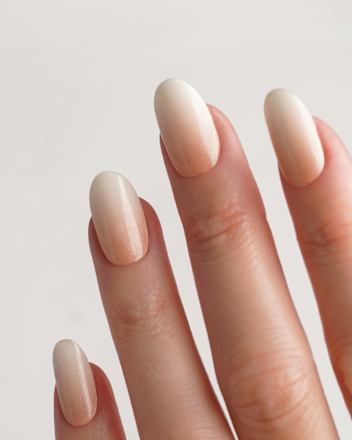 UV Gel Nagelfolien, Gel Strips Nude Glitter Babyboomer, 20 St