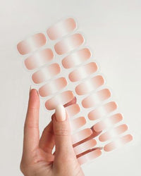 UV Gel Nagelfolien, Gel Strips Nude Glitter Babyboomer, 20 St