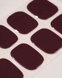 UV Gel Nagelfolien, Gel Strips Pediküre Plum Purple, 32 St