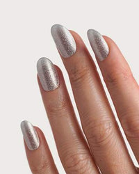 UV Gel Nagelfolien, Gel Strips Silver Shimmer, 20 St