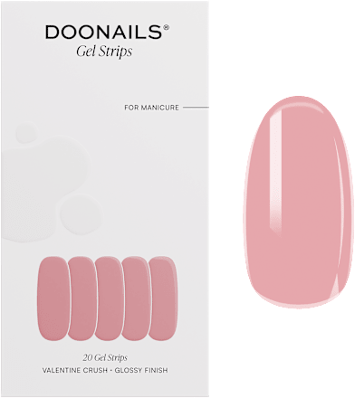 UV Gel Nagelfolien, Gel Strips Valentine Crush, 20 St Doonails