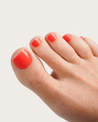 UV Gel Nagelfolien, Pediküre Gel Strips Sunset Coral, 20 St Doonails