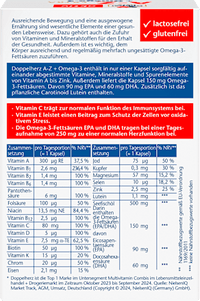 AZ + Omega-3 Extra Capsules 30 stuks, 45 g